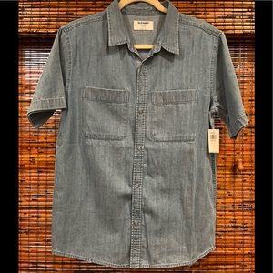Old Navy Short Sleeve Denim Shirts, Kids, Size XXL